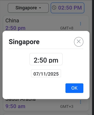 Time Conversion Screenshot